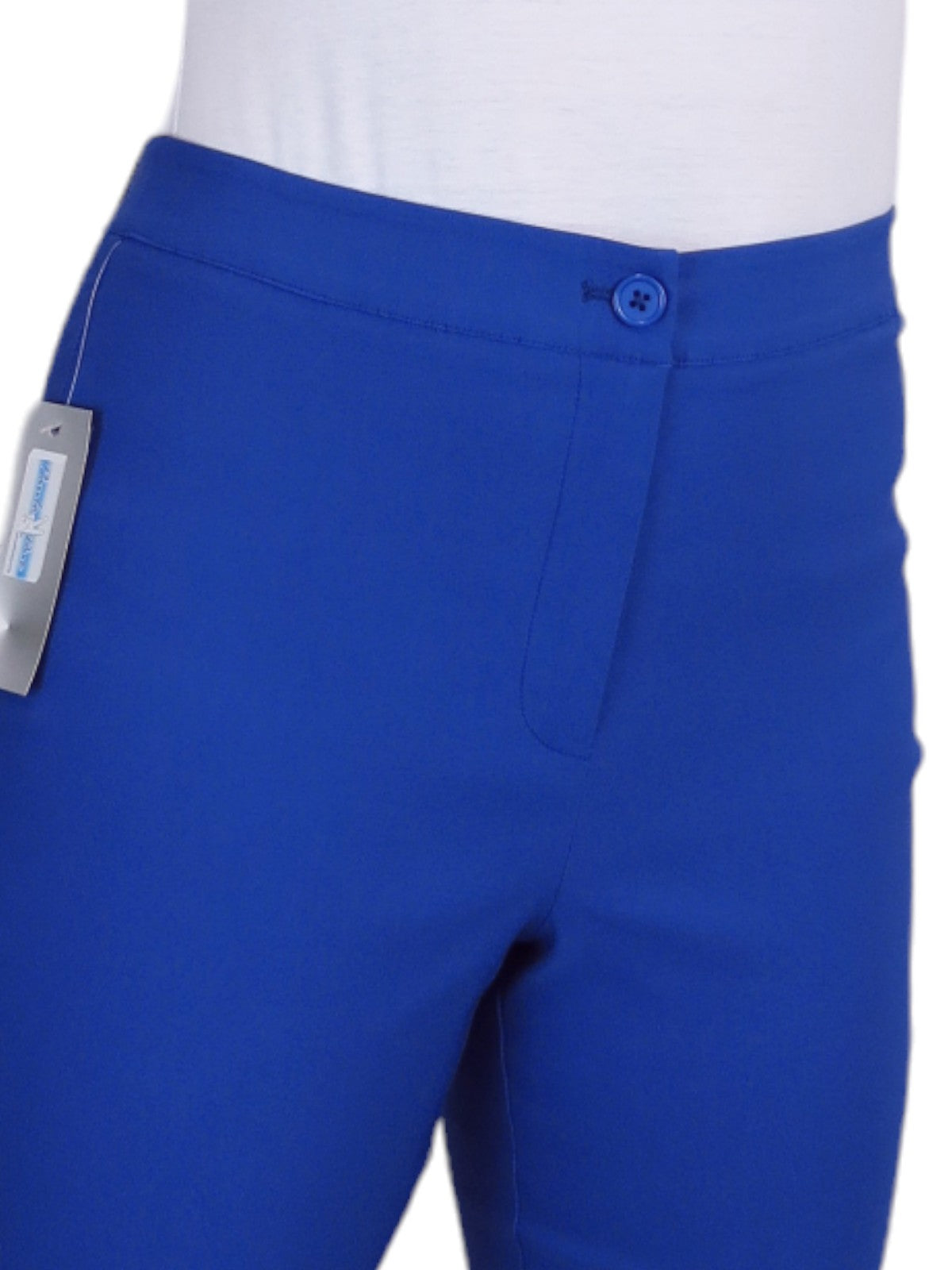 Women's Cropped 3/4 Length Capri Trousers Royal Blue