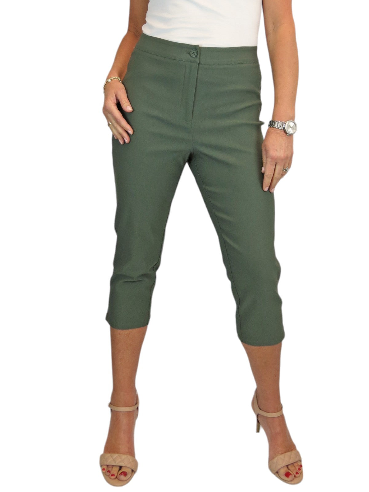 Capri Trousers Next Three Quarter Length Trousers Women's Cropped