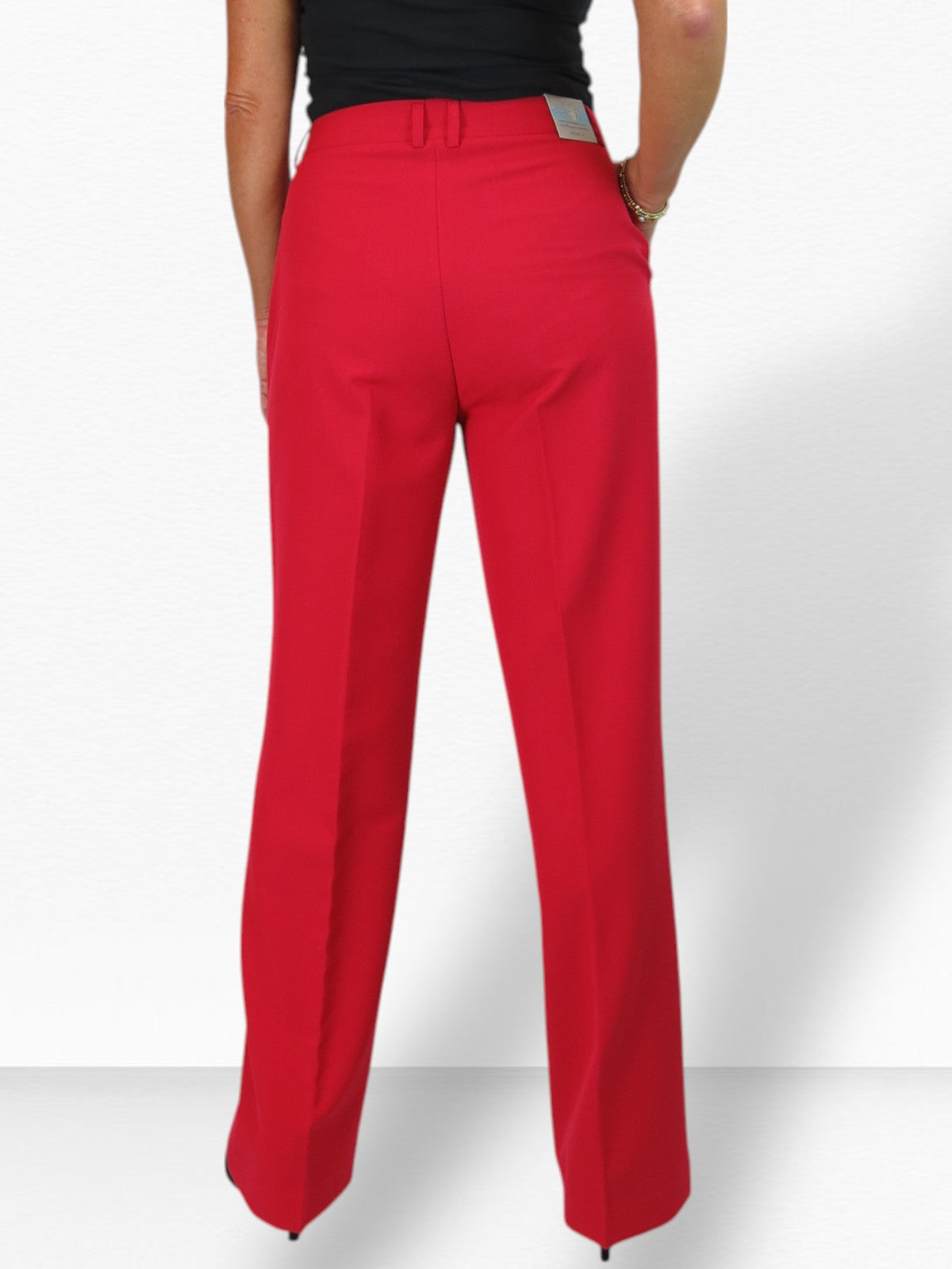 2 Piece Trouser Suit Red