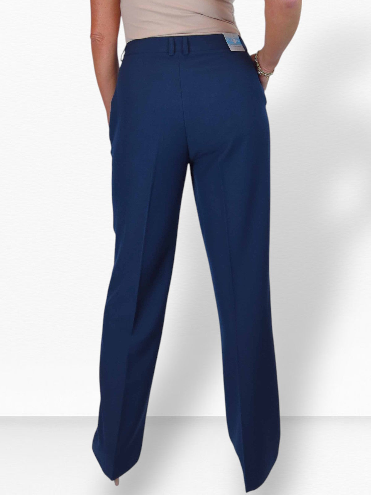 2 Piece Trouser Suit Navy Blue