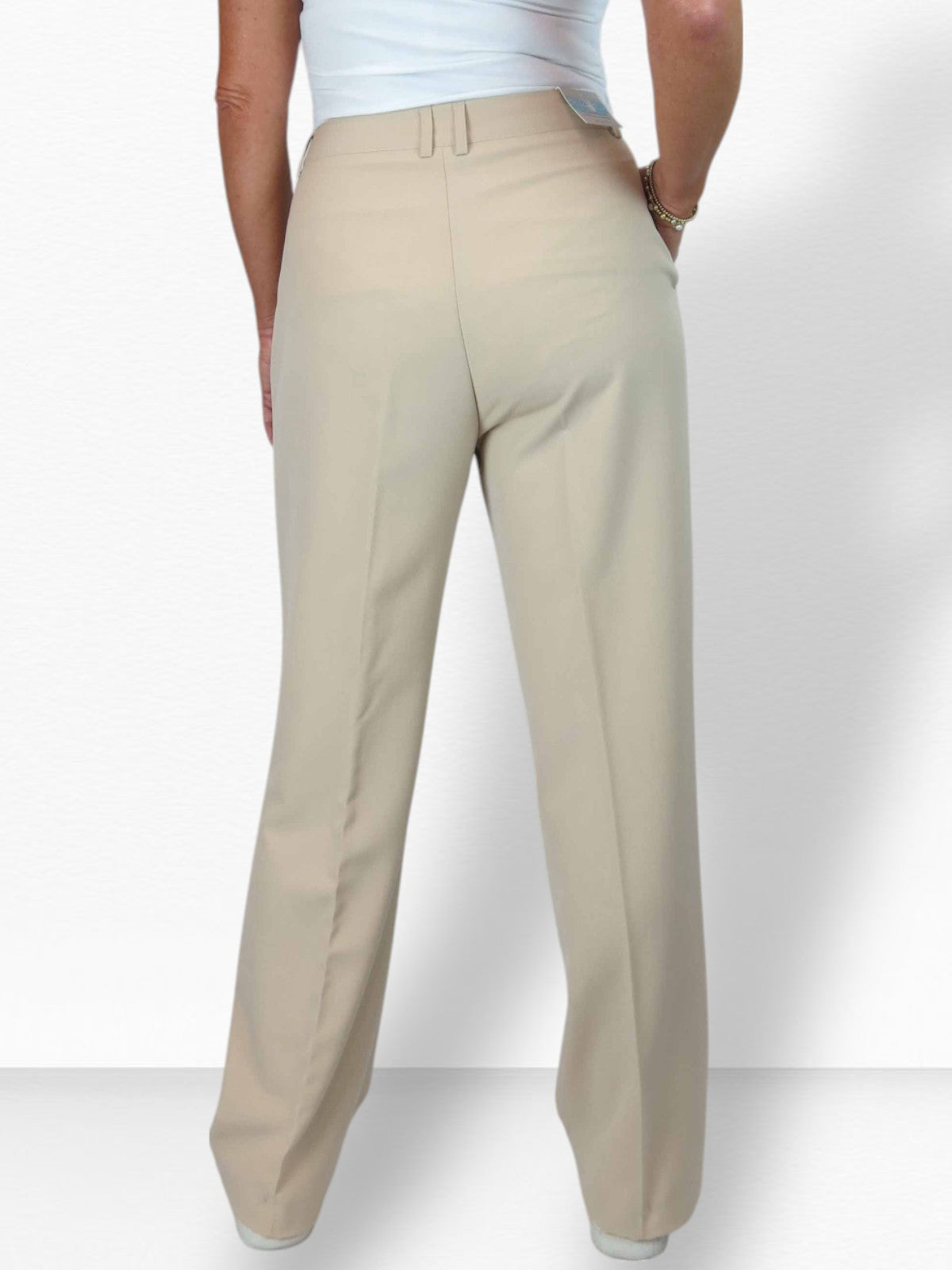 2 Piece Trouser Suit Beige