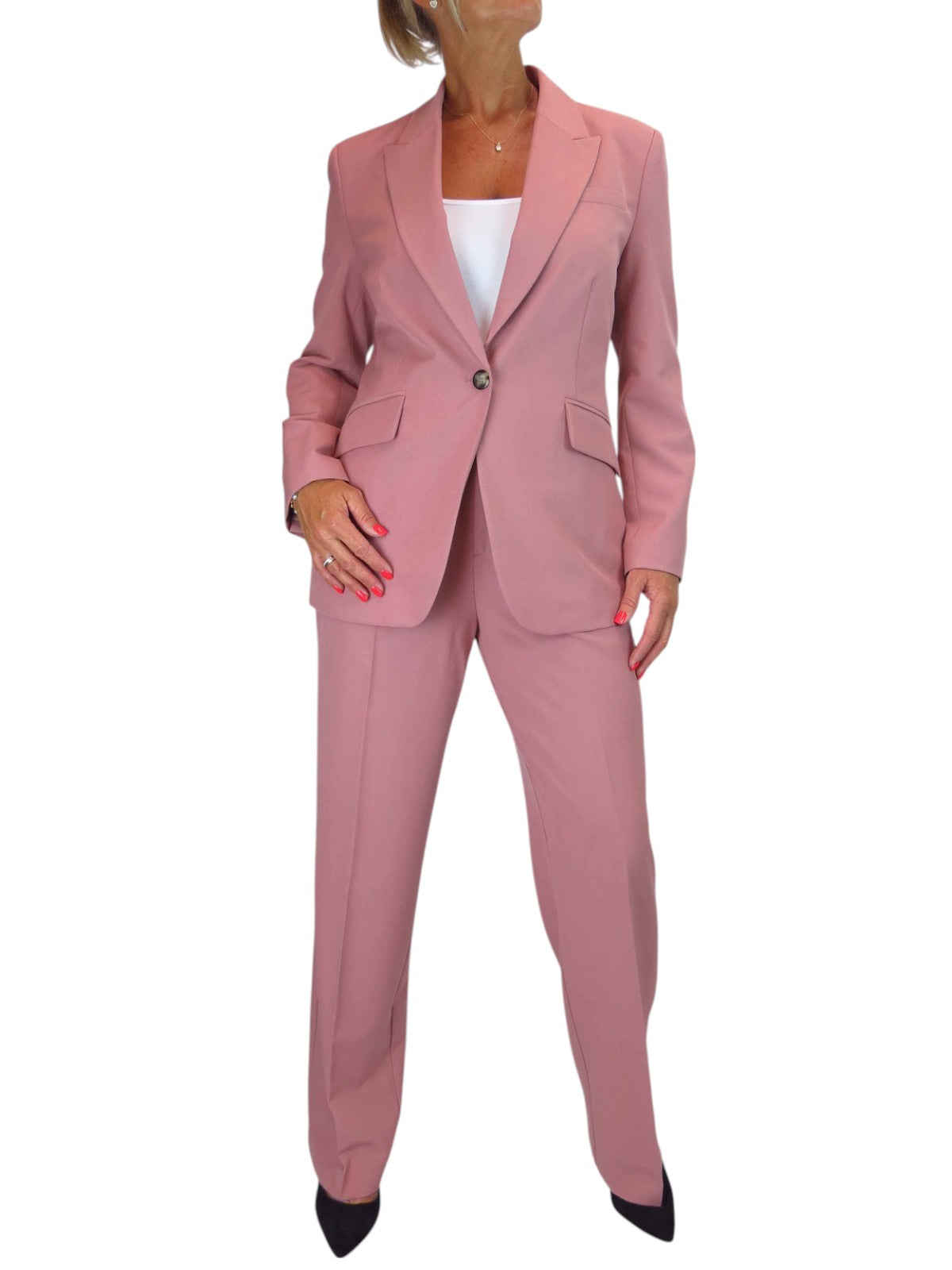 2 Piece Trouser Suit Pink