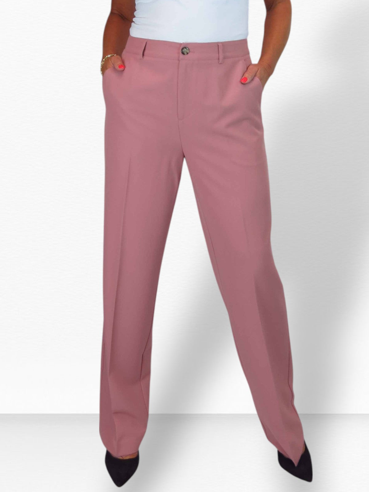 2 Piece Trouser Suit Pink