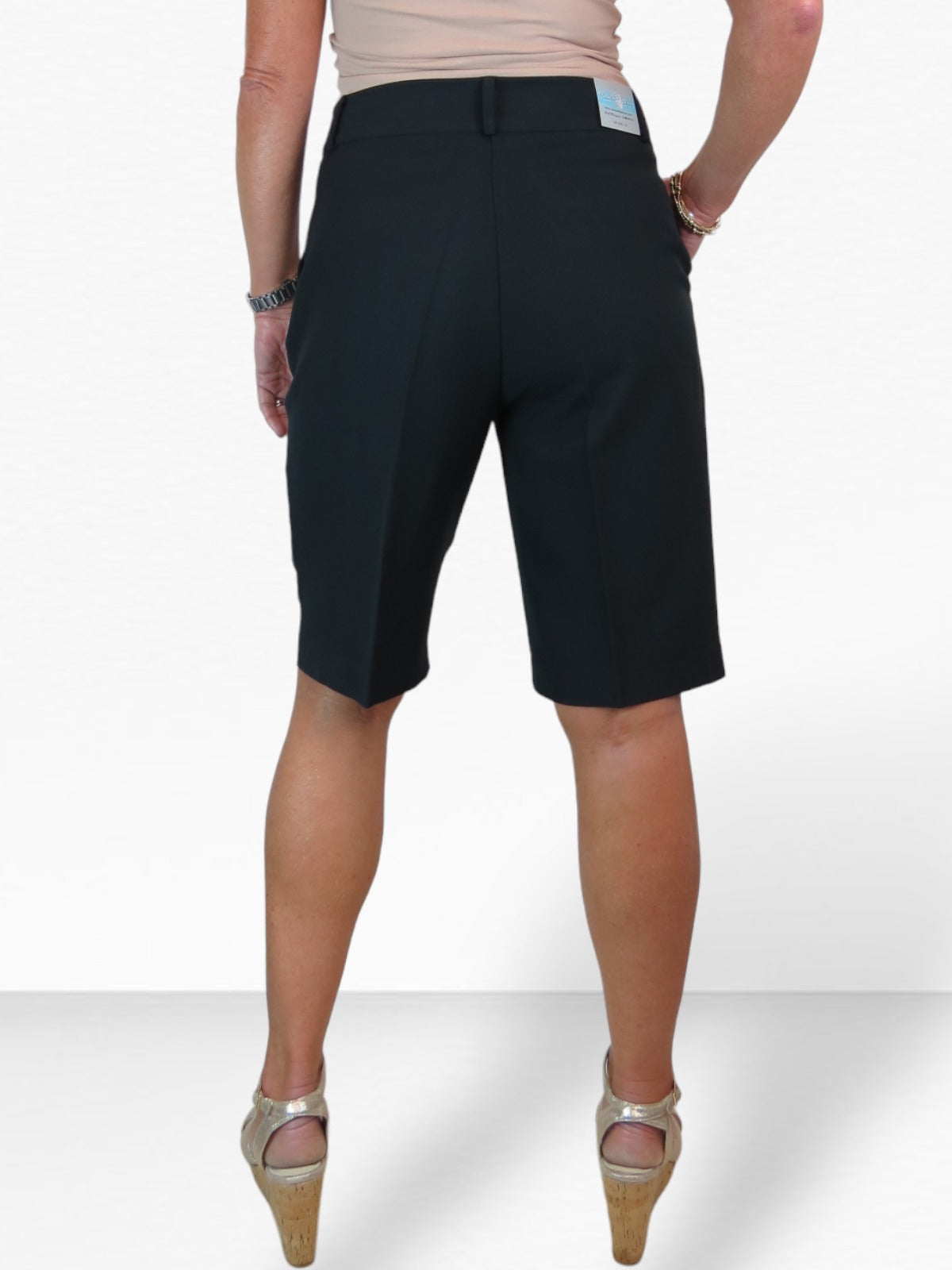 Ladies Smart Tailored Shorts Black