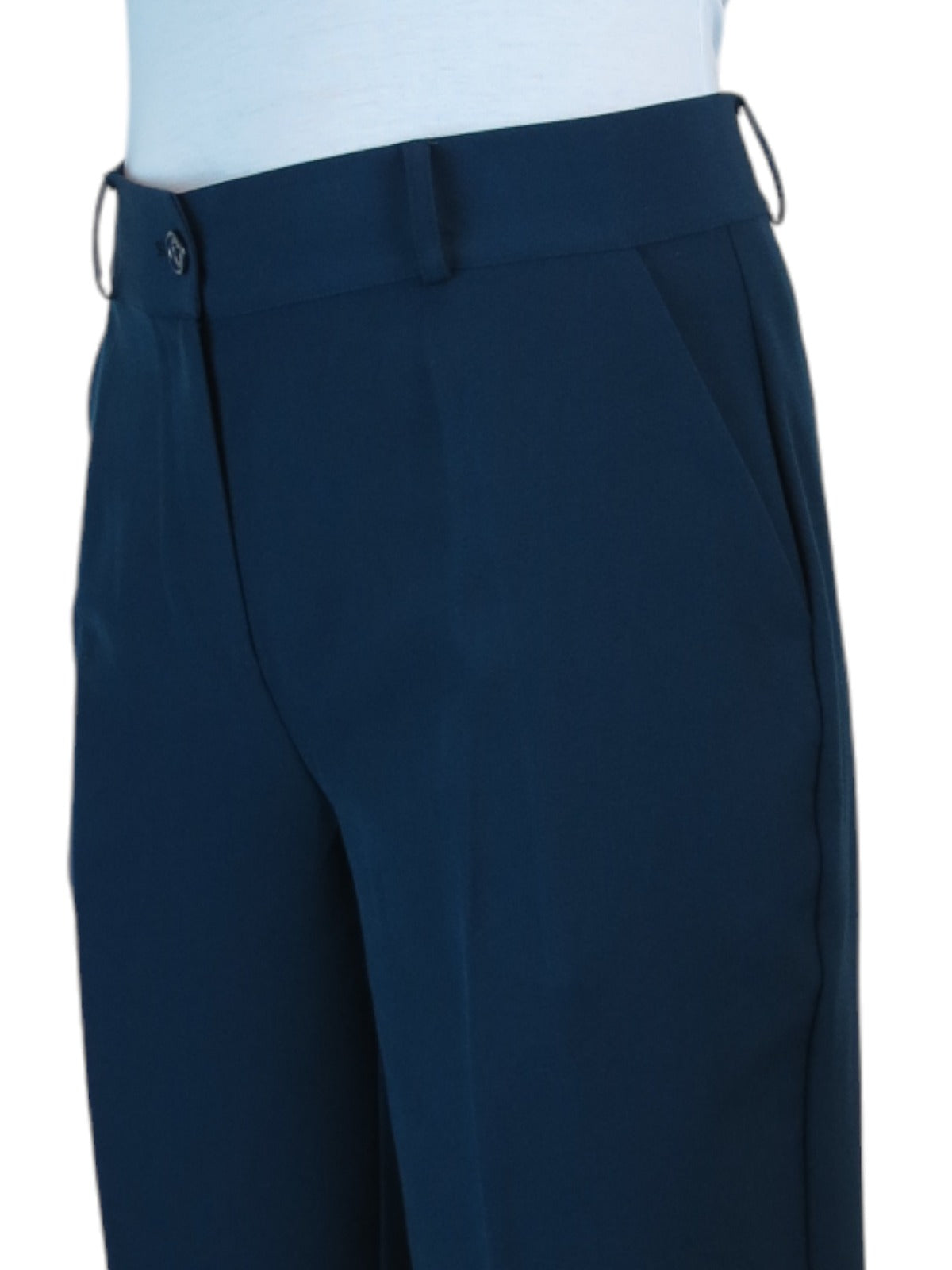 Ladies Smart Tailored Shorts Navy Blue