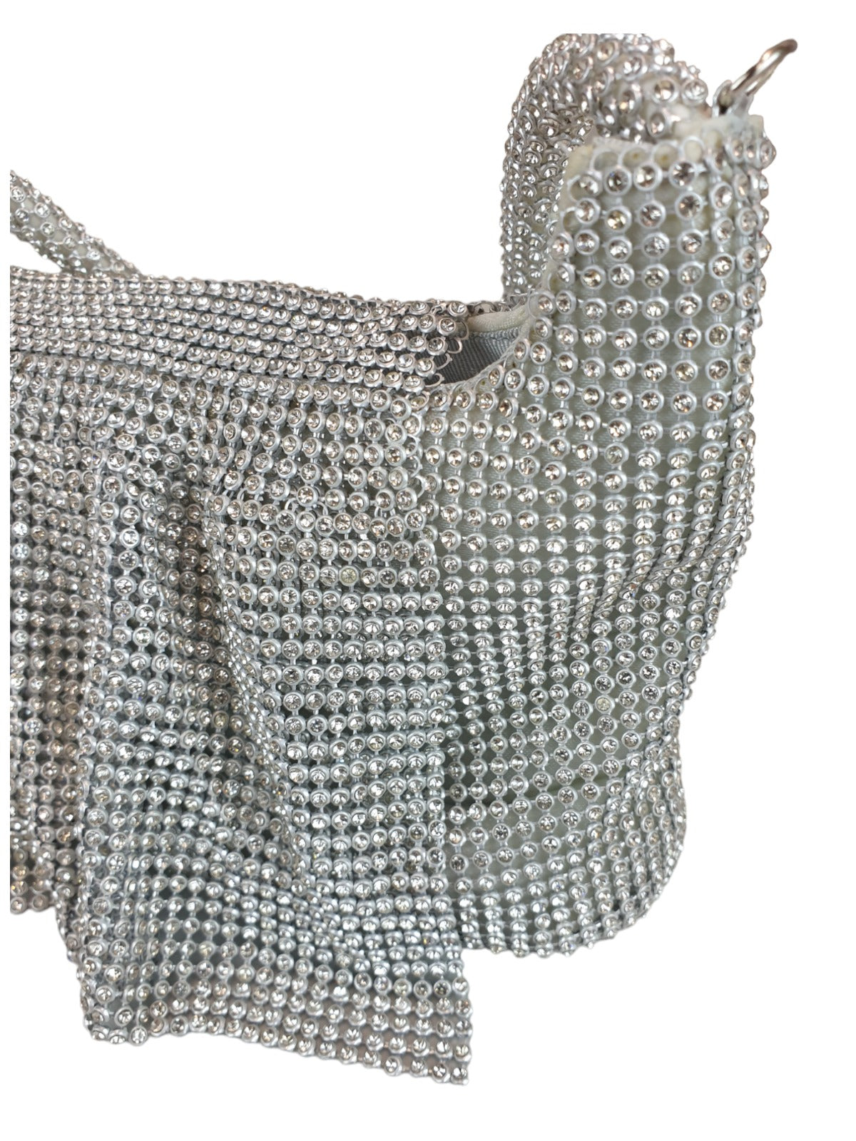 Diamante Evening Bag Silver