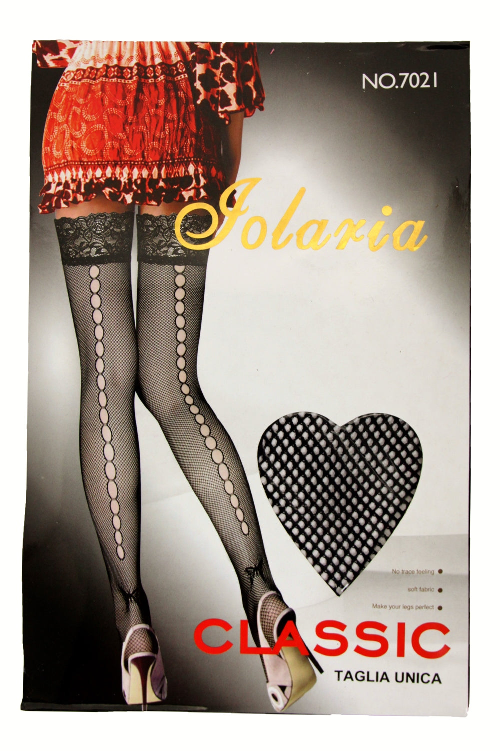 Black Fish Net Hold Up Stockings