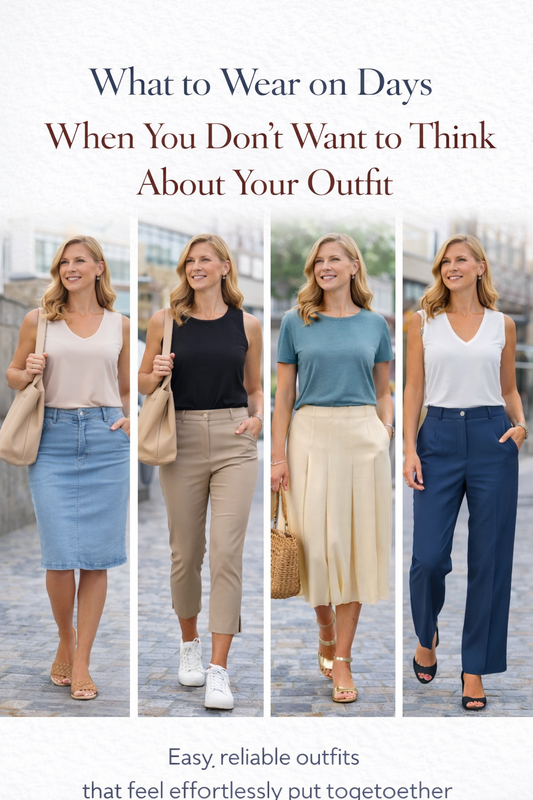 What to Wear on Days When You Don’t Want to Think About Your Outfit