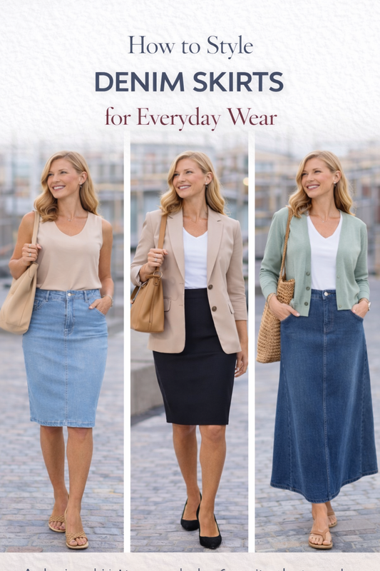 How to Style Denim Skirts for Everyday Wear