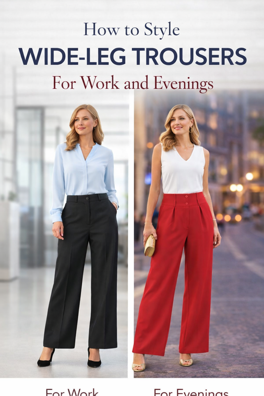 How to Style Wide-Leg Trousers for Work and Evenings