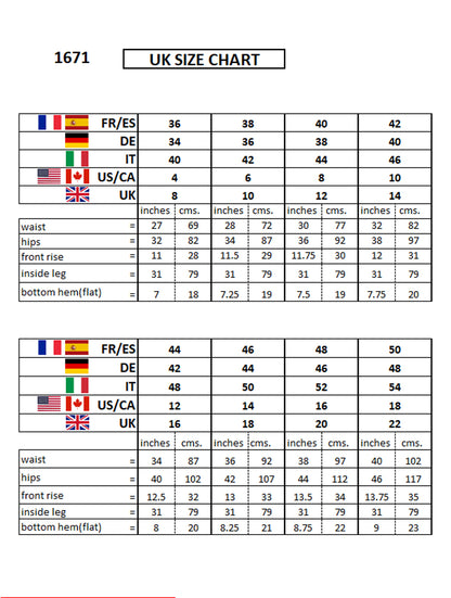 Elasticated Waist Straight Leg Trousers Black With Gold Pinstripe