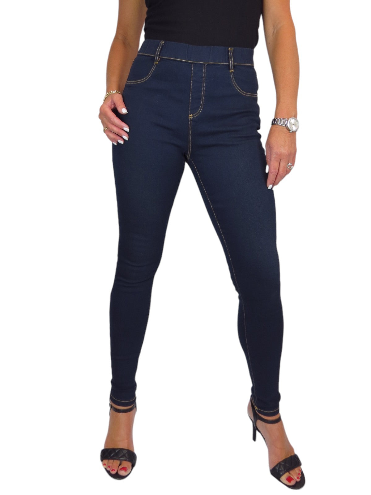 Women's Super Skinny Fit Pull On Denim Jeggings