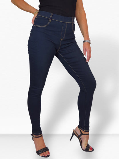 Women's Super Skinny Fit Pull On Denim Jeggings