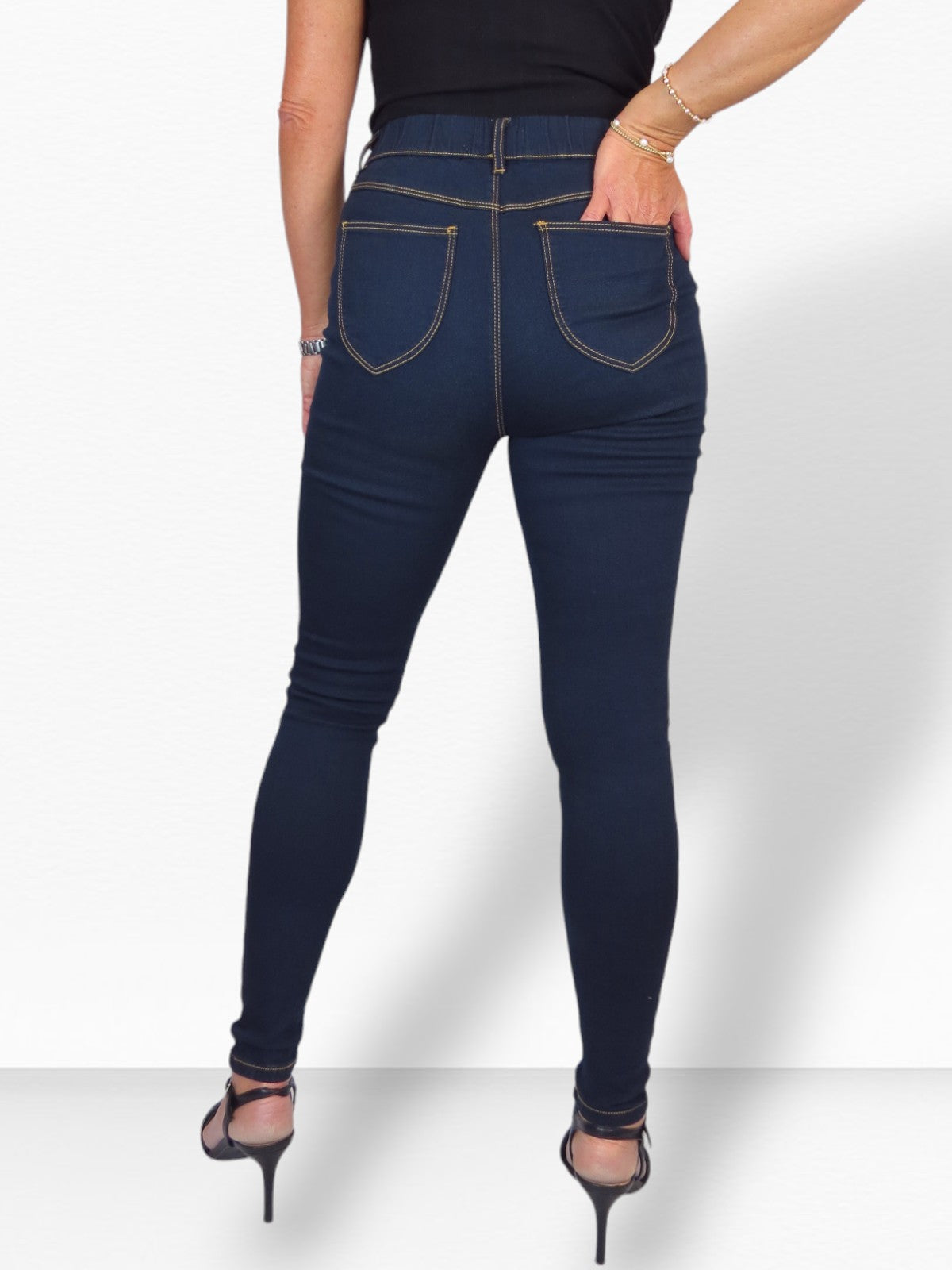 Women's Super Skinny Fit Pull On Denim Jeggings