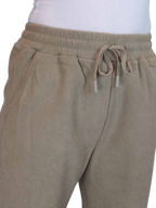 Fleece Lined Waffle Cord Trousers Beige