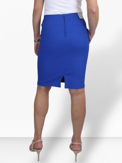 Stretch Bodycon Pencil Skirt Royal Blue