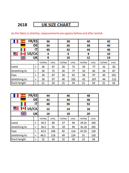 Women's Knee Length Stretch Chino Pencil Skirt Red