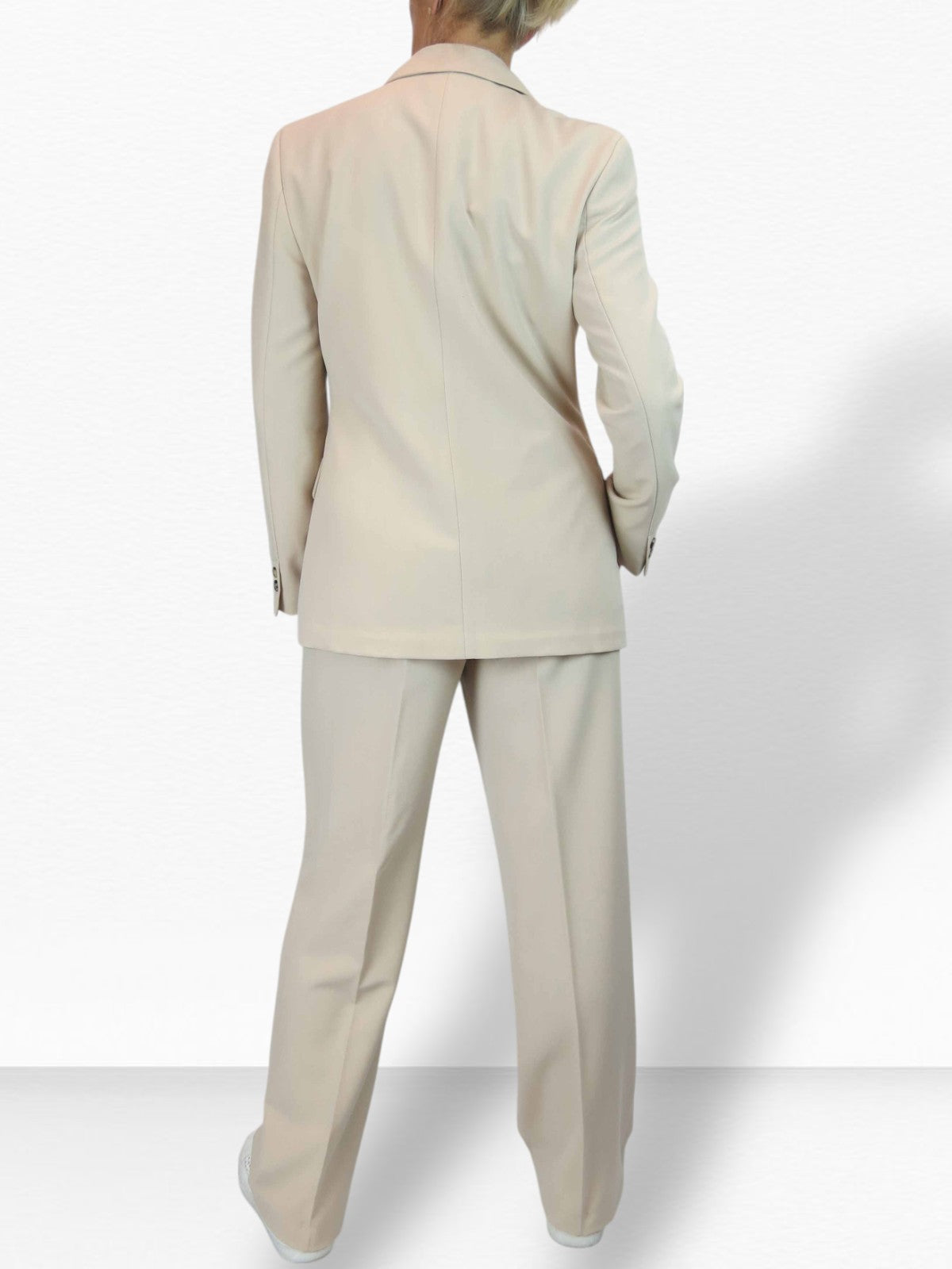 2 Piece Trouser Suit Beige