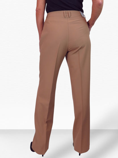 Smart 2 Piece Trouser Suit Tan