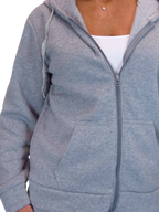 2 Piece Fleece Tracksuit Set Grey