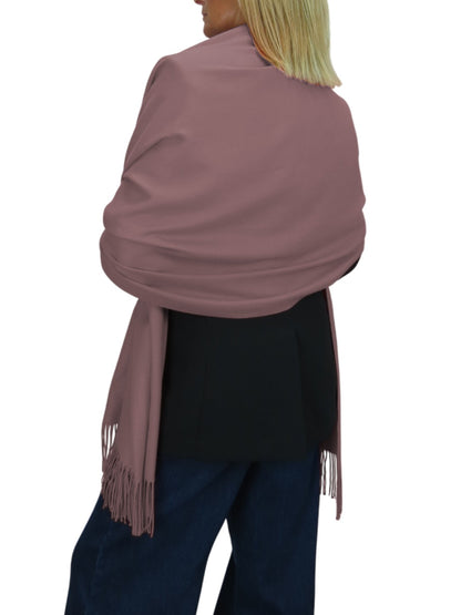 Wool Blend Pashmina Scarf Lavender