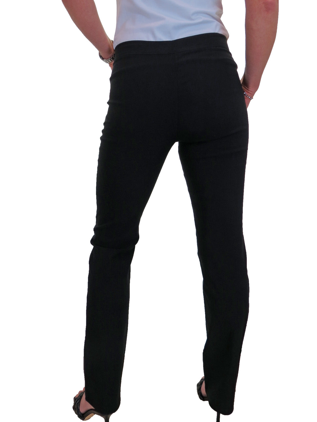 Ladies Straight Leg Office Trouser Black