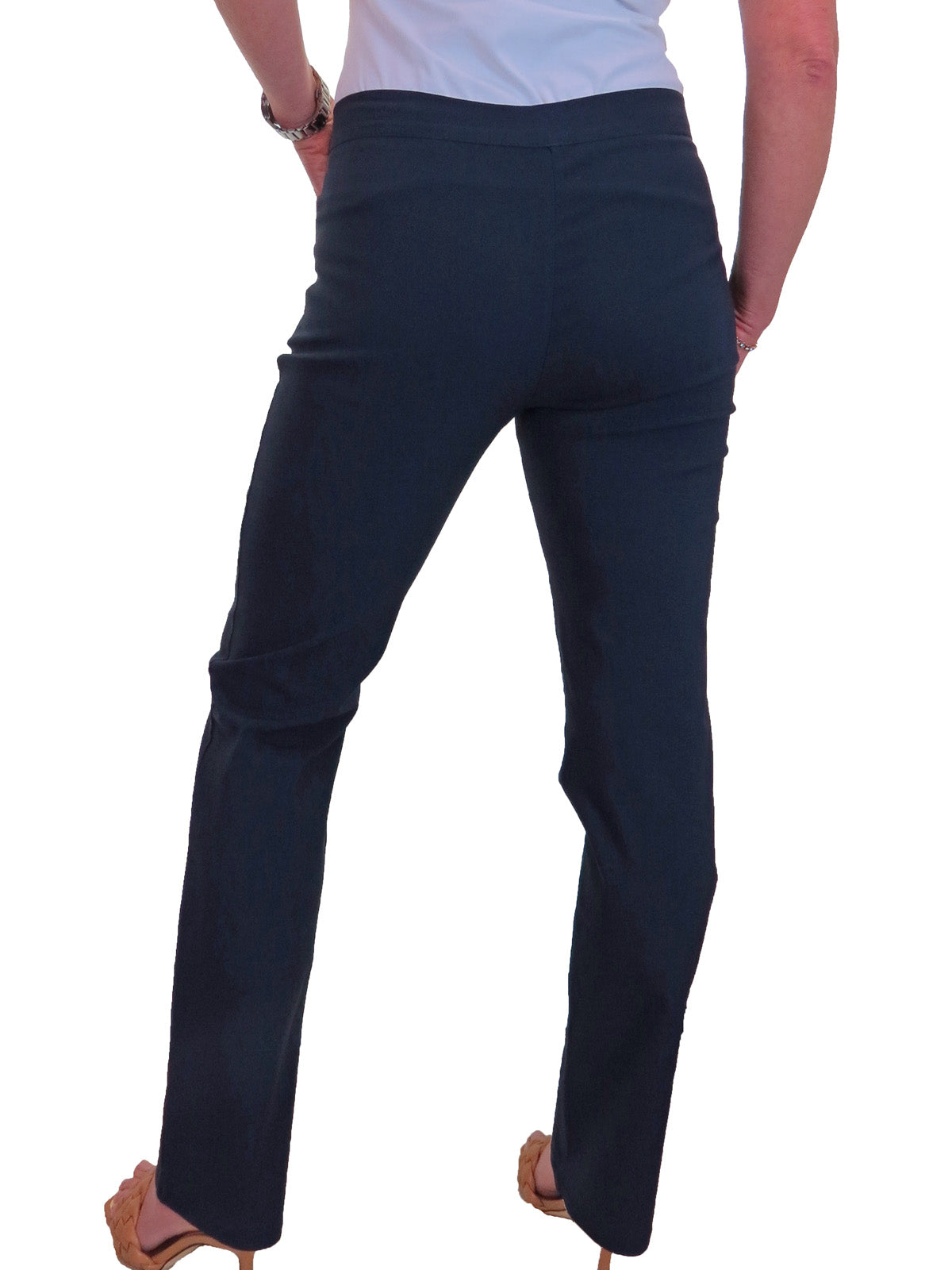 Ladies Straight Leg Office Trouser Blue