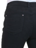 Womens High Waist Stretch Denim Jeans Black