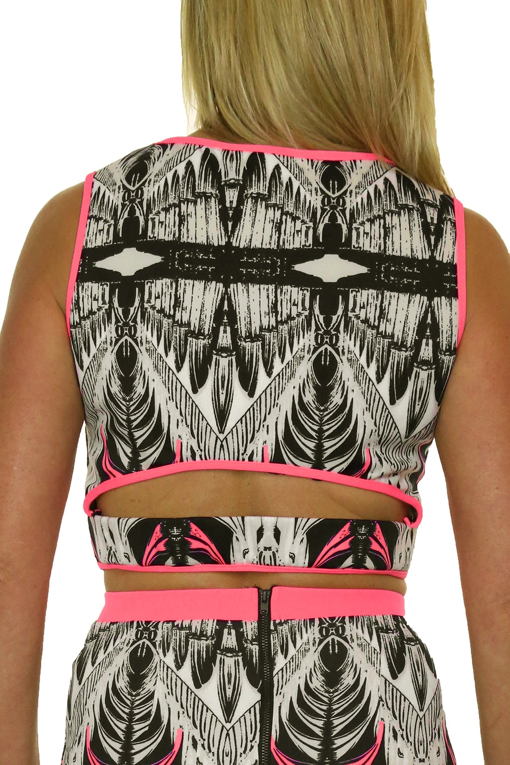 Athleisure Wear Vest Top Stretch Beige