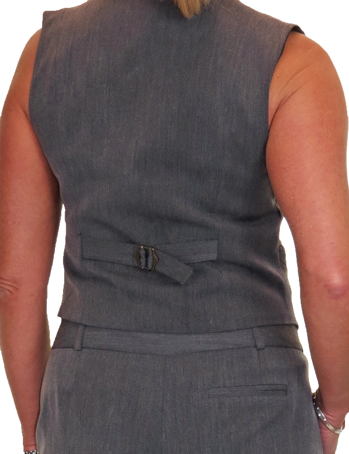 Smart Fully Lined Washable Waistcoat Marl Grey