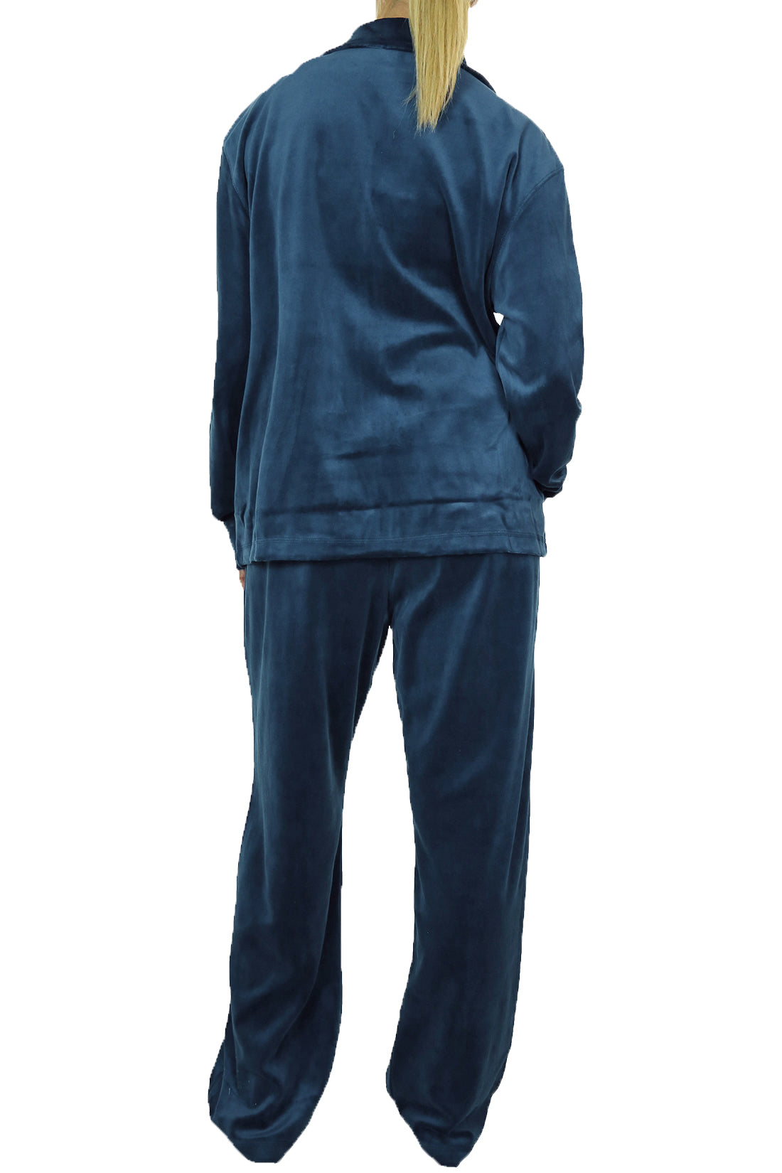 Plus Size Luxury Velour Tracksuit Teal Green